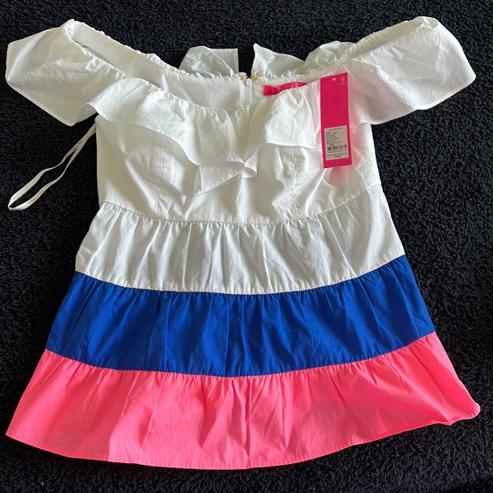 NWT Lilly Pulitzer Emie ruffle top